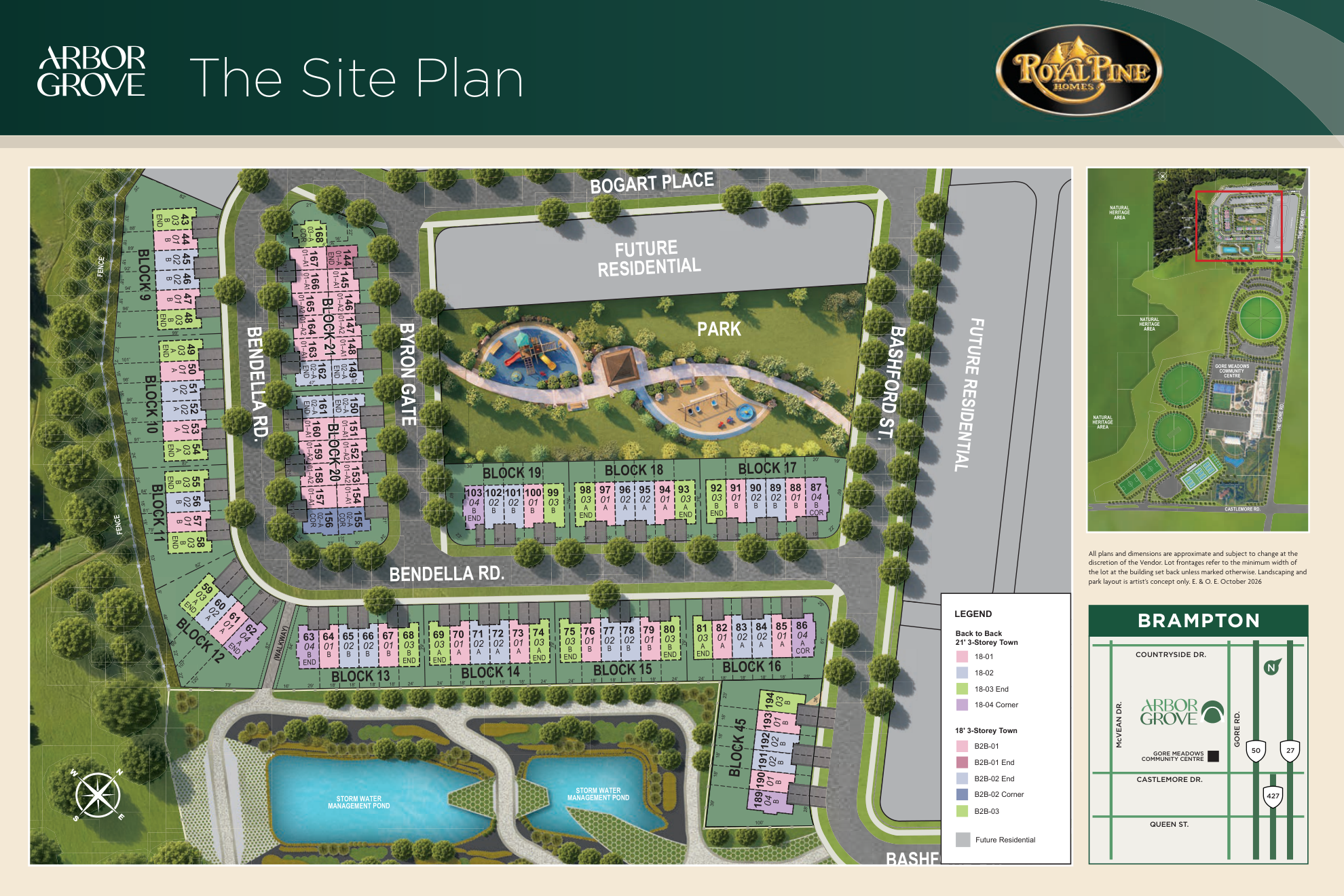 Arbor Grove site plan (enlarged)